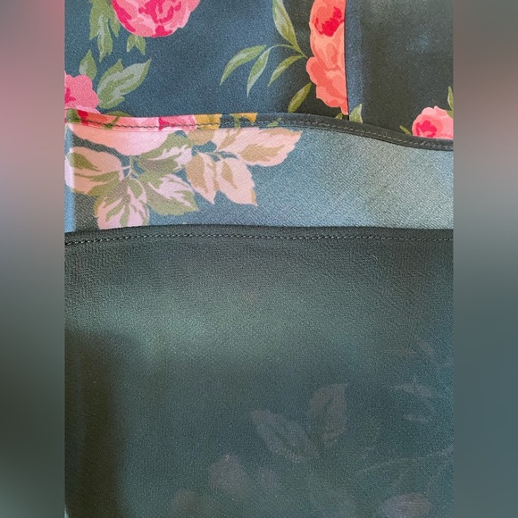 NEW Reformation Anaiis Silk Backless Long Dress Belvedere Green Floral US 2 UK 6 - Picture 9 of 15